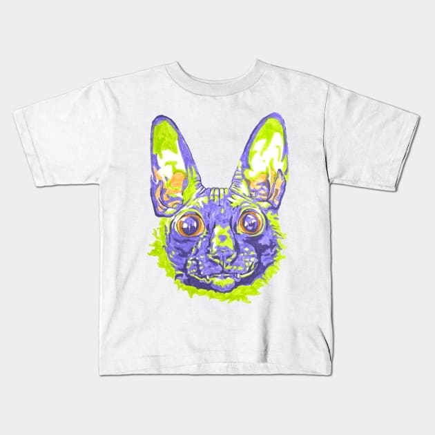 Cornish Rex Kids T-Shirt by RaLiz